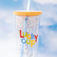 Glitter Bomb Tumbler with Straw - Lucky Me