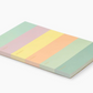 Color Block Weekly Memo Notepad