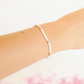 White Solid Sprinkle Bracelet