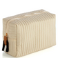 Ezra Large Cosmetic Pouch, Ivory