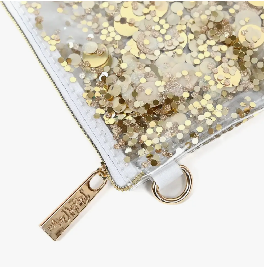 Good As Gold Confetti Everything Pouch
