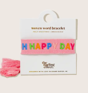 Oh Happy Day Woven Bracelet