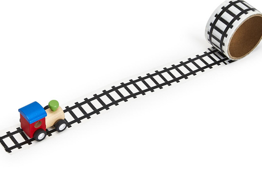 Going Places Wooden Toy with Track Tape