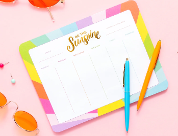 Be The Sunshine Weekly Planner