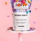 Poppy Birthday Confetti Popcorn