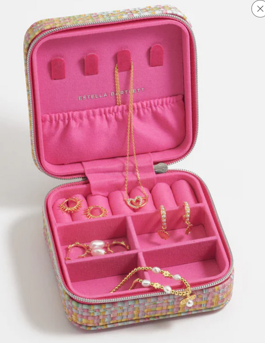 Woven Mini Square Jewelry Box