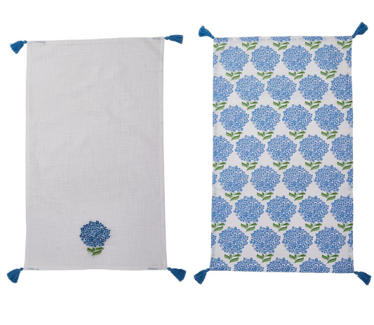 Hydrangea Tea Towel Set