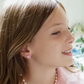 Ellie Heart & Smiley Face Children's Stud Earrings