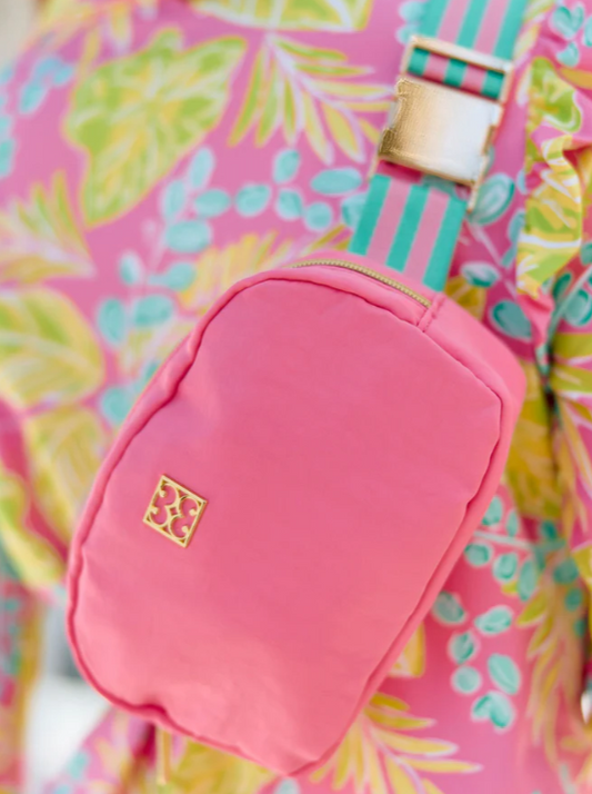 Hot Pink Luxe Crossbody Bag