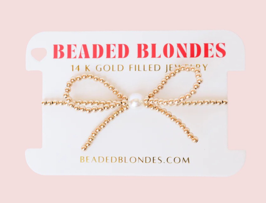 Gold Bow Bracelet