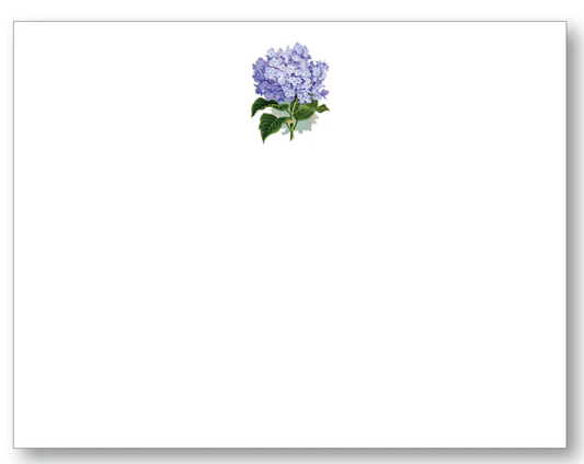 Hydrangea Flat Card w/ Envelope