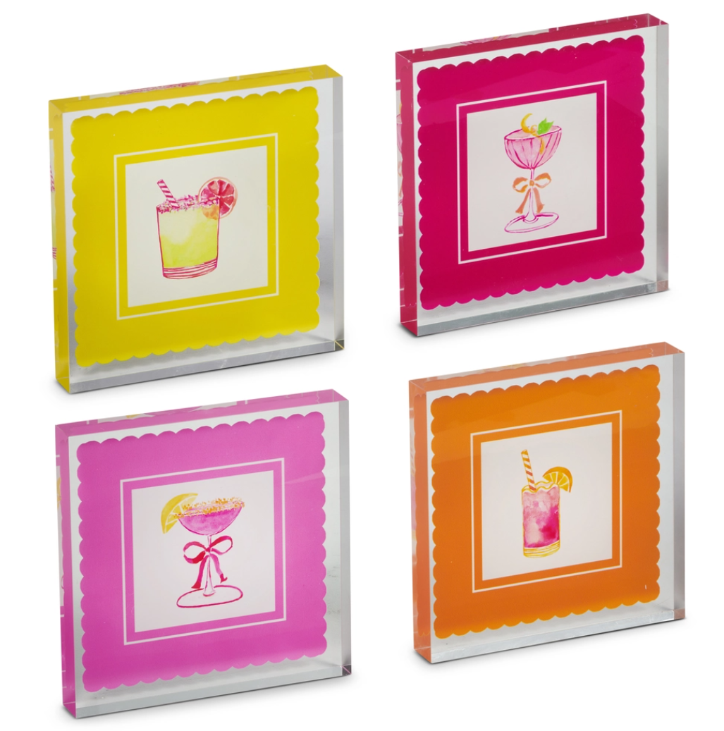 Cocktail Acrylic Block