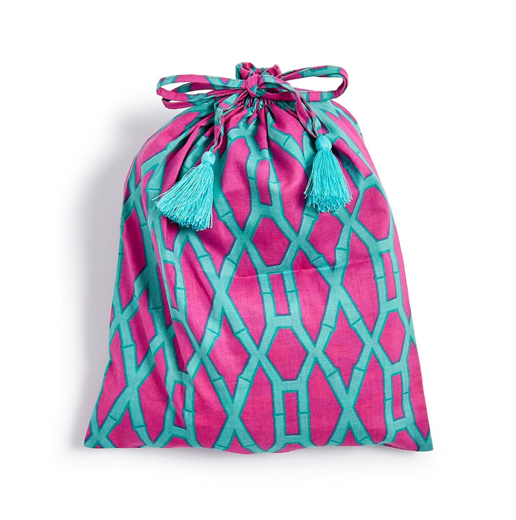 Preppy Bamboo Cotton Printed Short Sleeve Shirt and Shorts Pajama Set