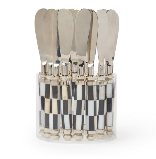 Black & White Checkered Spreader