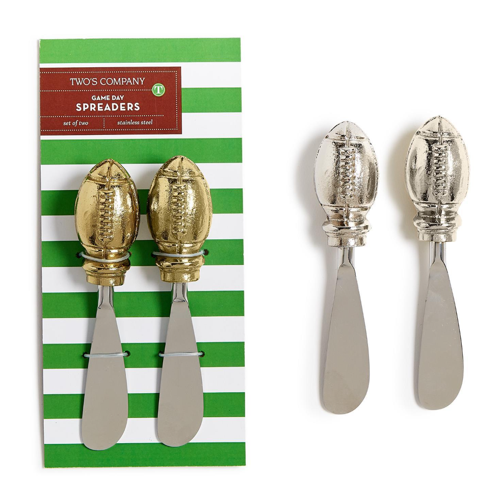Game Day Set of 2 Football Spreaders on Gift Card