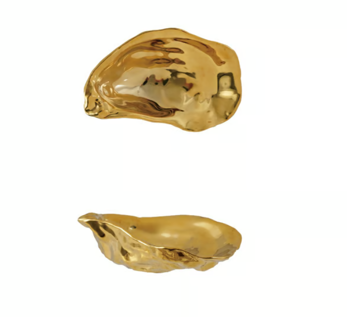 Ceramic Oyster Shell Shaped Dish