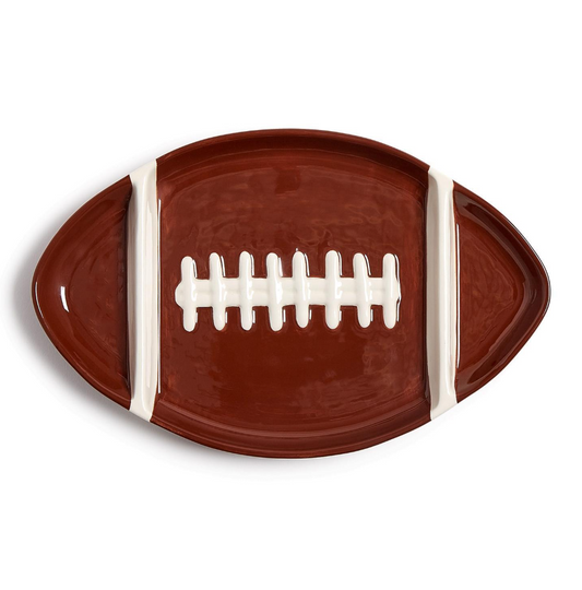 Football Sectional Serving Platter