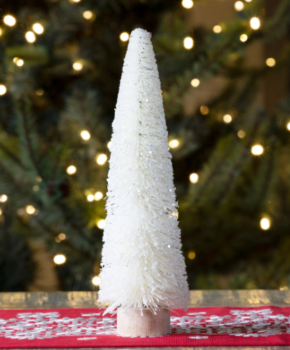 Glittered Sisal Tree