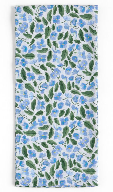 Poppies Floral Tea Towel