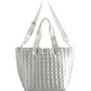 Logan Large Travel Tote, Silver