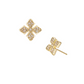 Shine Bright Cross Stud Earrings in Gold