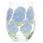 Hydrangea Stemless Wine Glass