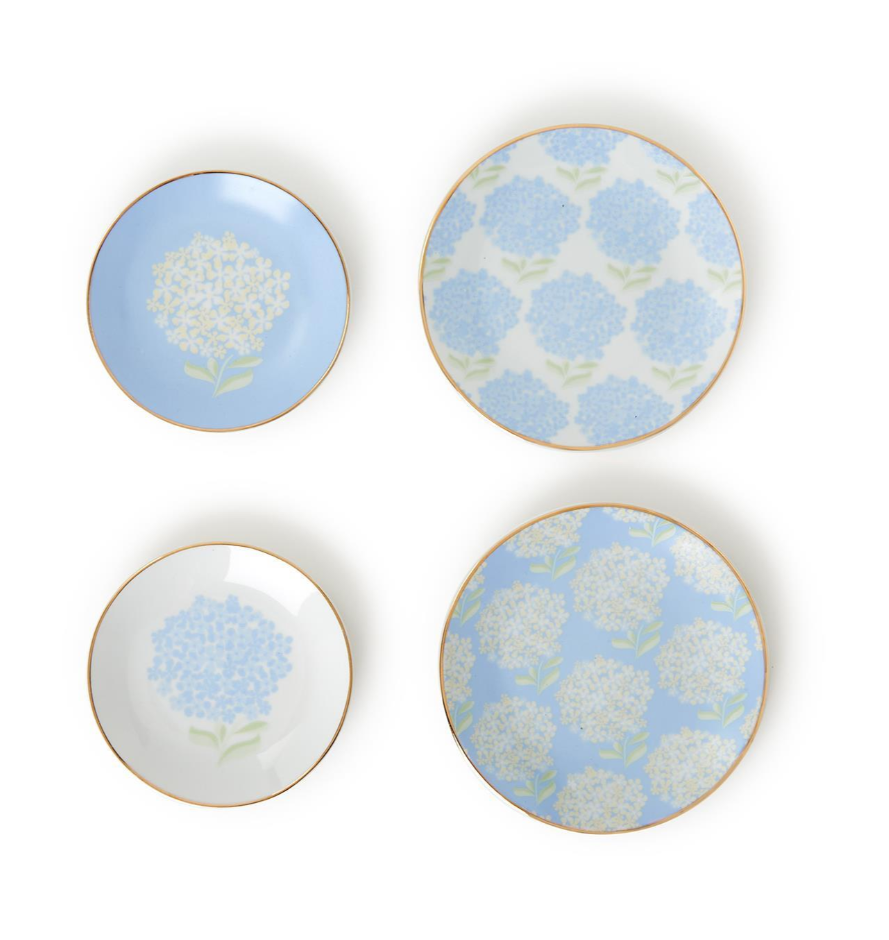 Hydrangea Trinket Tray Set