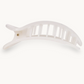 Coconut White Flat Round Clip