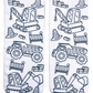 Tractor Zone Coloring Socks