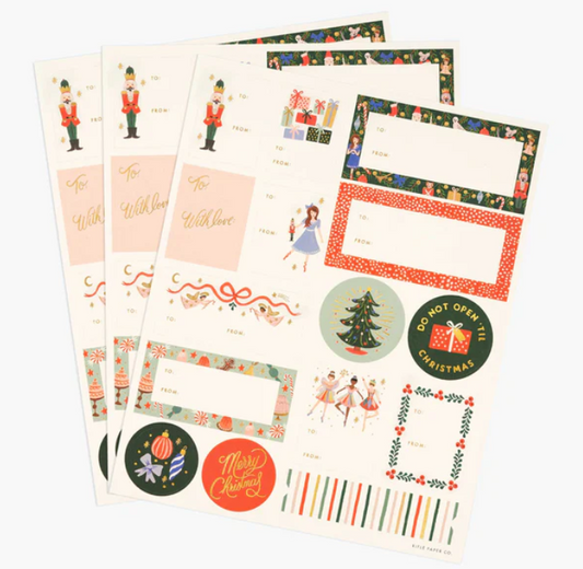 Nutcracker Holiday Stickers