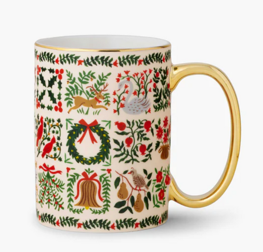 Christmastide Porcelain Mug