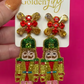 Bright Nutcracker Earrings