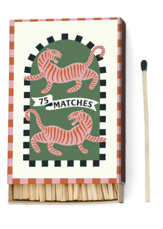 "Tiger" - 75ct Boxed Matches