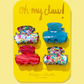 Colorful Confetti Mini Claw Clips