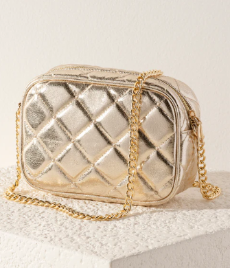 Mademoiselle Camera Bag, Gold