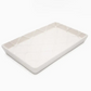 White Textured Guest Towel Tray