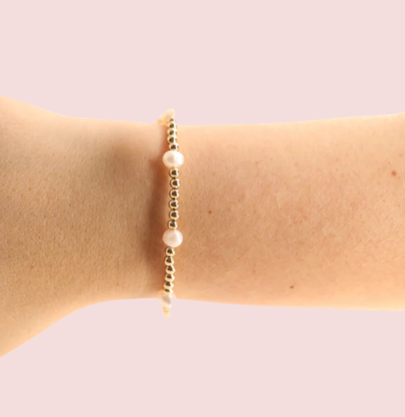 Kate Pearl Bracelet in Gold