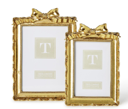 Vintage Gold Frames with Accent Bow