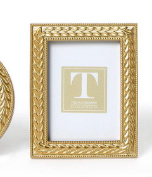 Laurel Wreath Gold Photo Frames