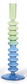 Tie Dye Handblown Glass Candleholders