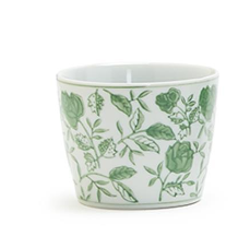 Hand-painted Porcelain Mini Cachepots