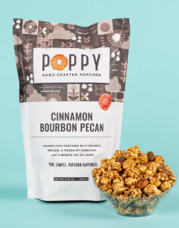Cinnamon Bourbon Pecan Popcorn
