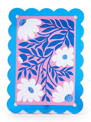 Color Pop 4x6 Scalloped Edge Acrylic Photo Frame