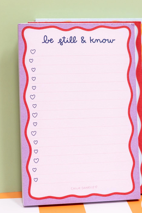 Be Still & Know Notepad