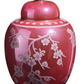 8" Pink Floral Ginger Jar Ornament