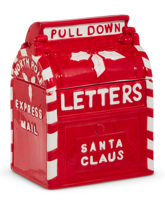 Santa's Mail Box Cookie Jar