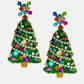 Christmas Festive Lights Tree Earrings