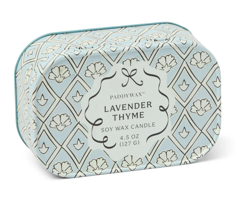 Lavender & Thyme - 4.5 oz Tin Candle