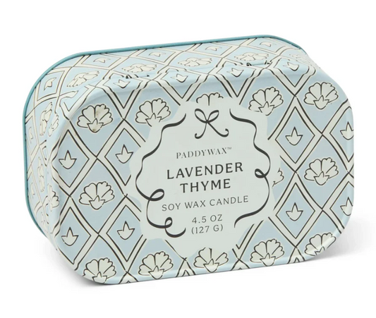 Lavender & Thyme - 4.5 oz Tin Candle