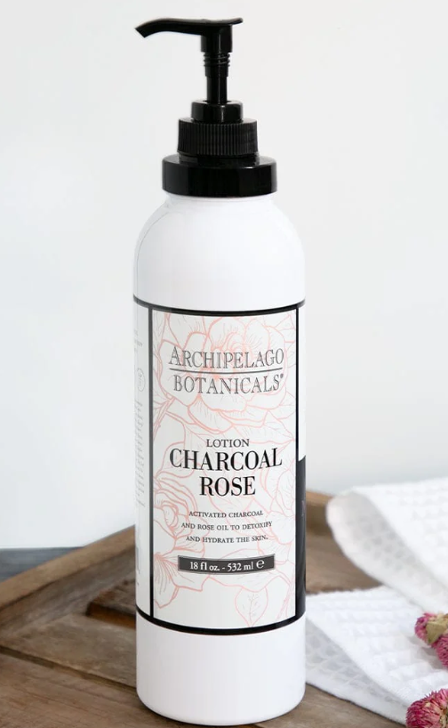 Charcoal Rose 18oz Body Lotion